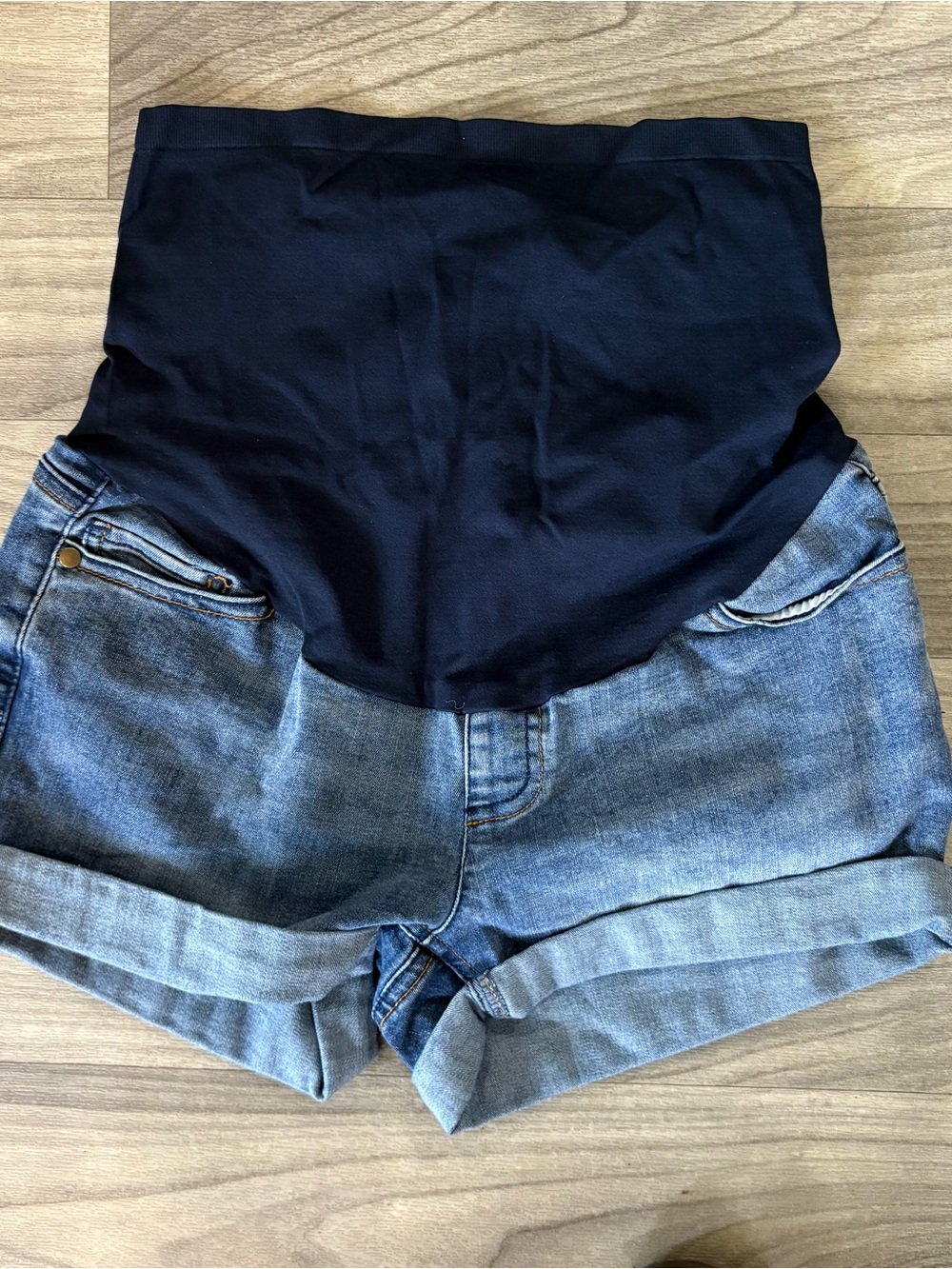 Maternity Denim Shorts